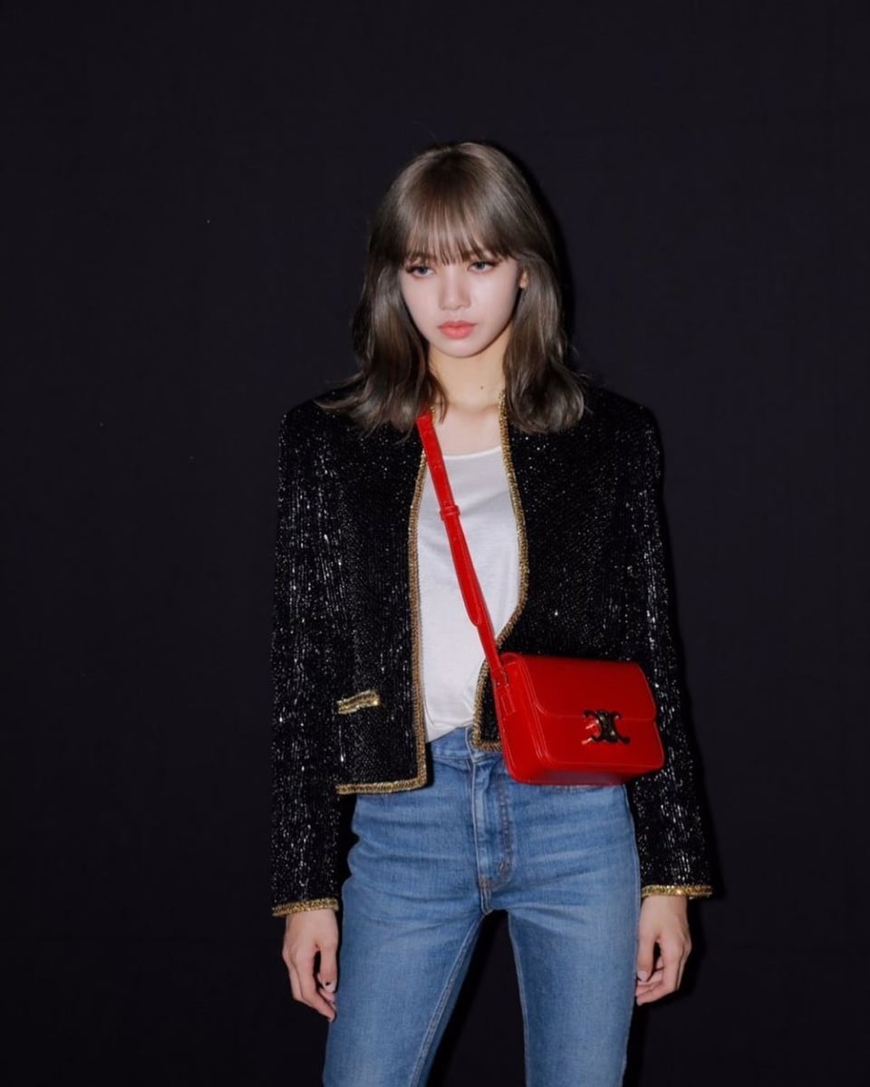 Lisa at Celine fashion show 2019