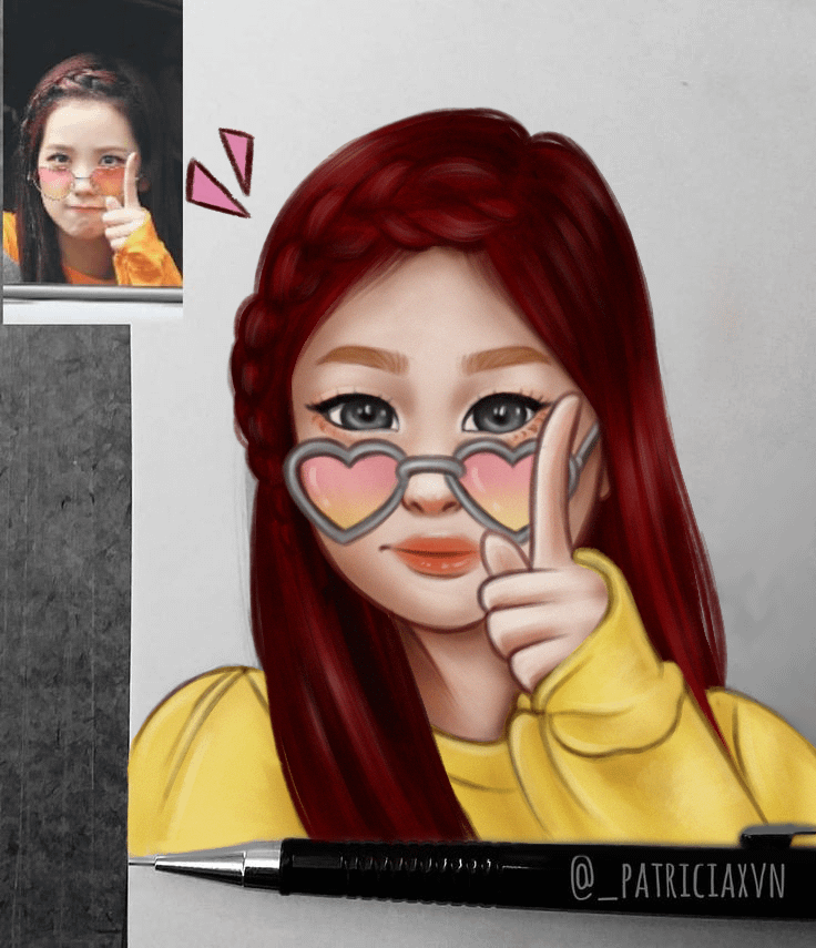 my fanart of Jisoo ^^