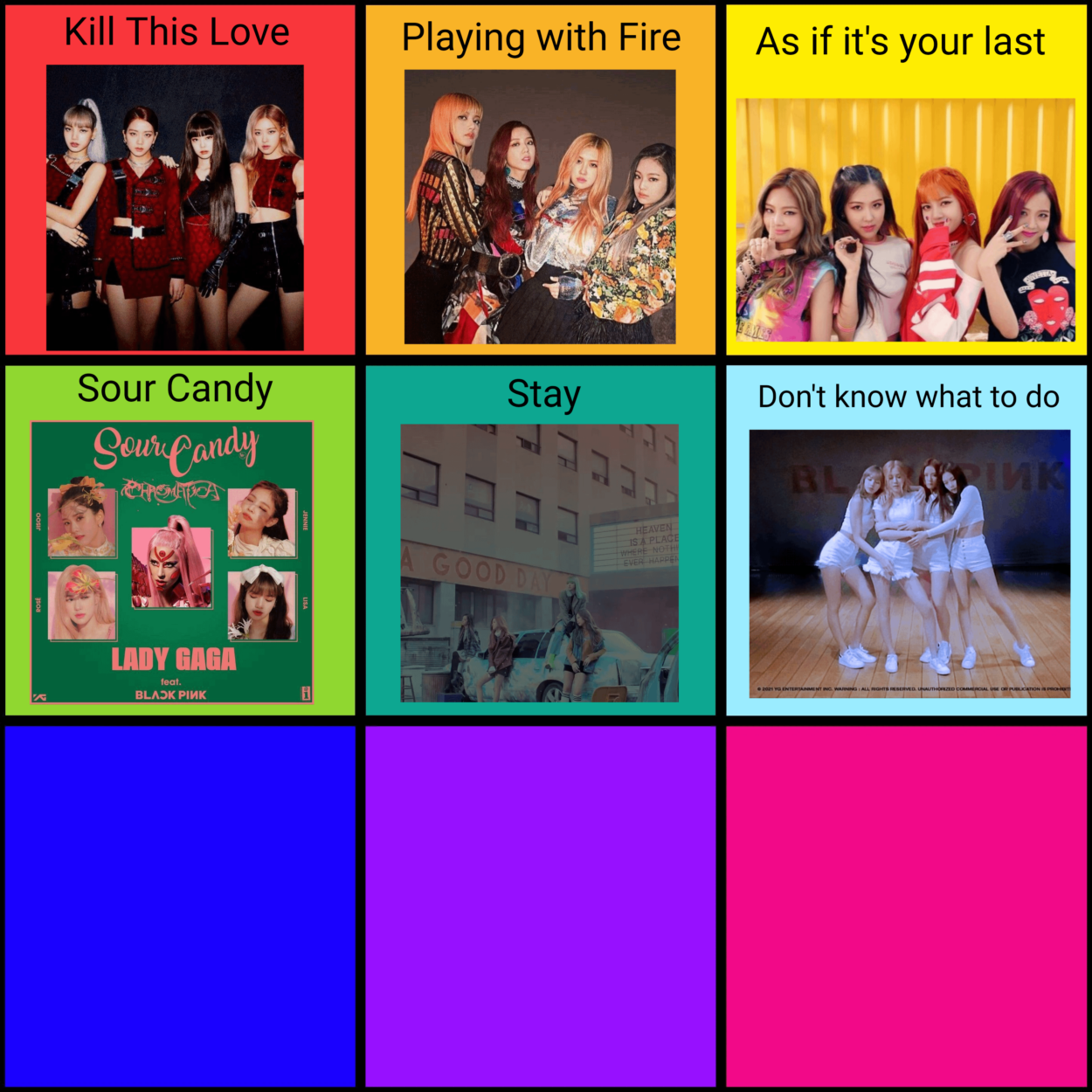 240920 - Blackpink songs as colors, Day 7: Dark Blue!