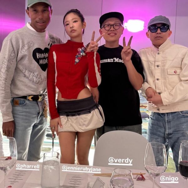 240905 Jennie @ Human Made Offline Store Seoul Opening Private Dinner hosted by Pharrell & NIGO