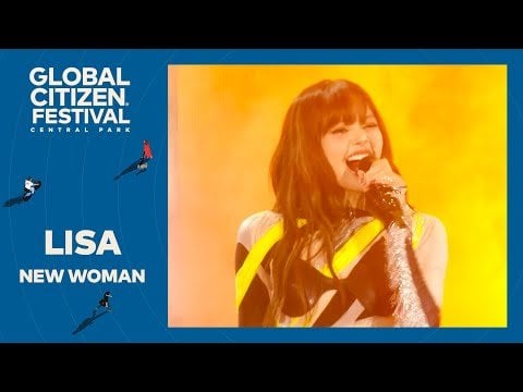 LISA Performing New Woman at Global Citizen Festival NYC 2024.