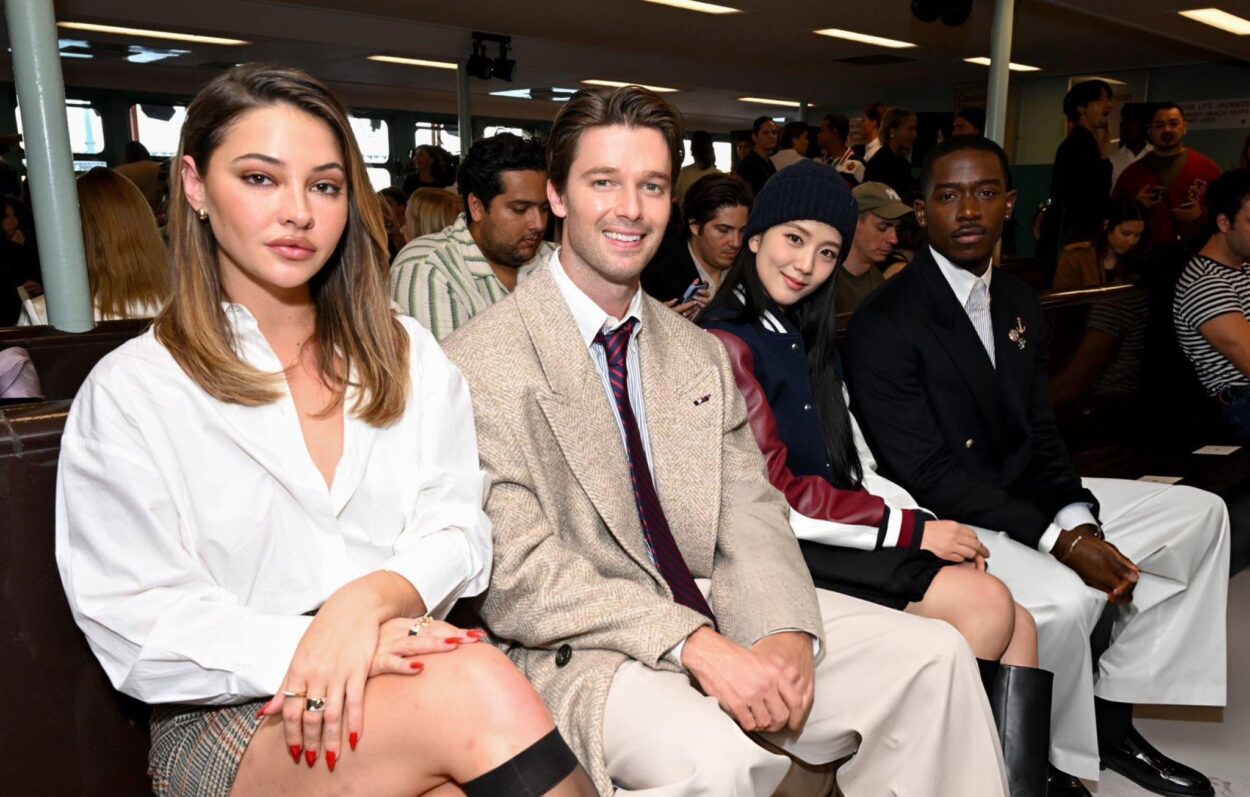 240908 Jisoo, Patrick Schwarzenegger, Madelyn Cline & Damson Idris @ Tommy Hilfiger SS25 'A New York Moment' fashion show