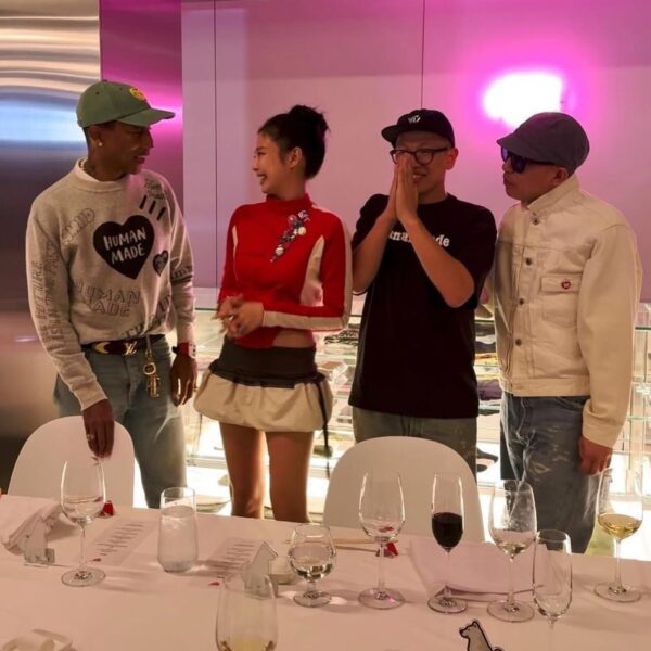 240905 Jennie @ Human Made Offline Store Seoul Opening Private Dinner hosted by Pharrell & NIGO