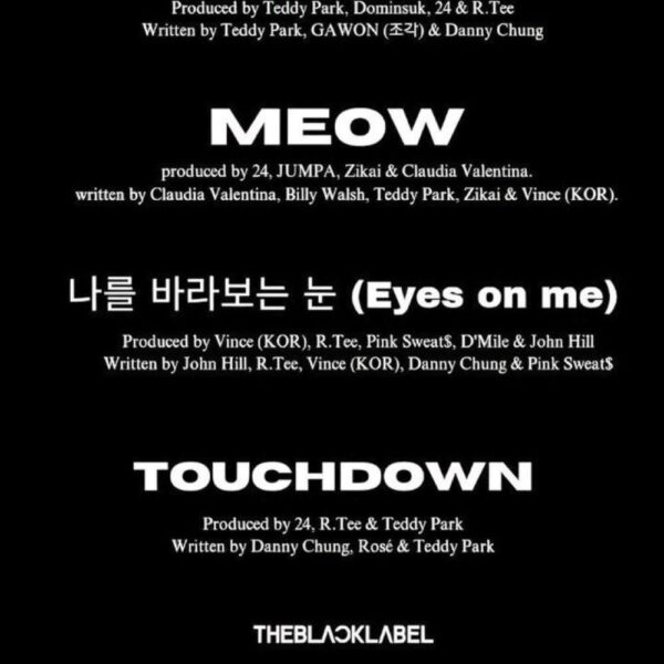 240926 MEOVV - ‘Touchdown’ written by ROSÉ