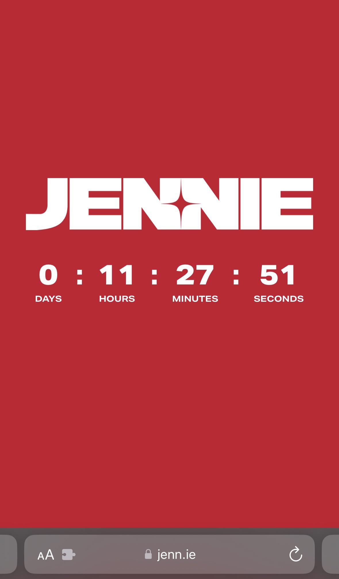 240918 Jennie - jenn.ie Countdown Timer