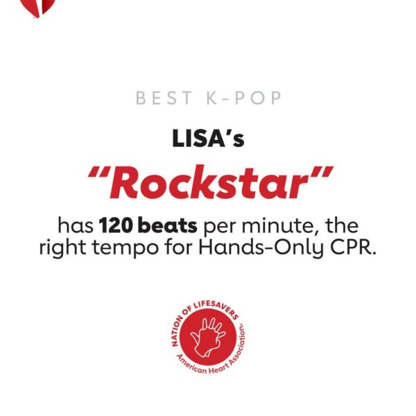 240914 american_heart IG update about Lisa's "Rockstar"