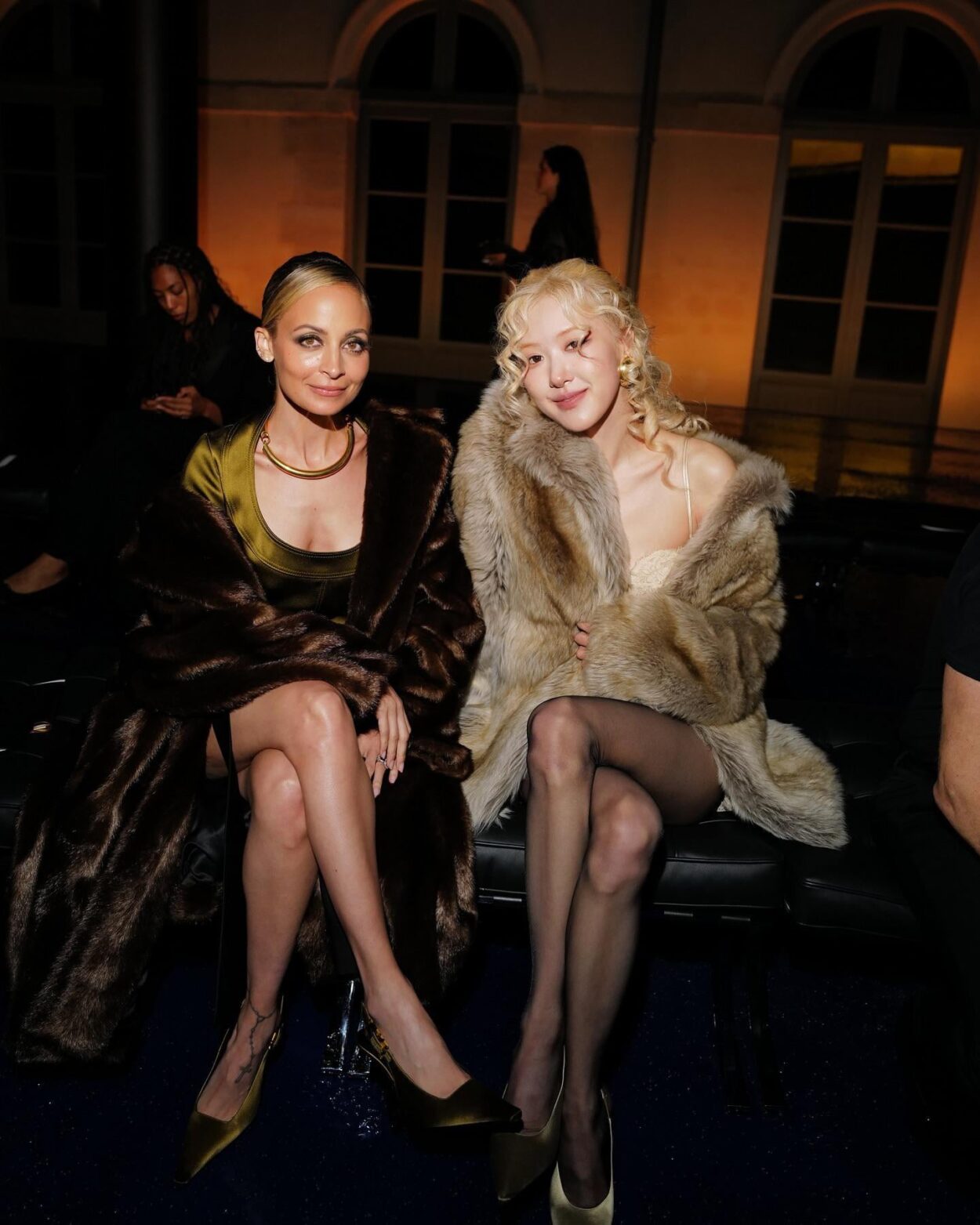 240924 Rosé w/ Nicole Richie @ SAINT LAURENT Paris Fashion Week