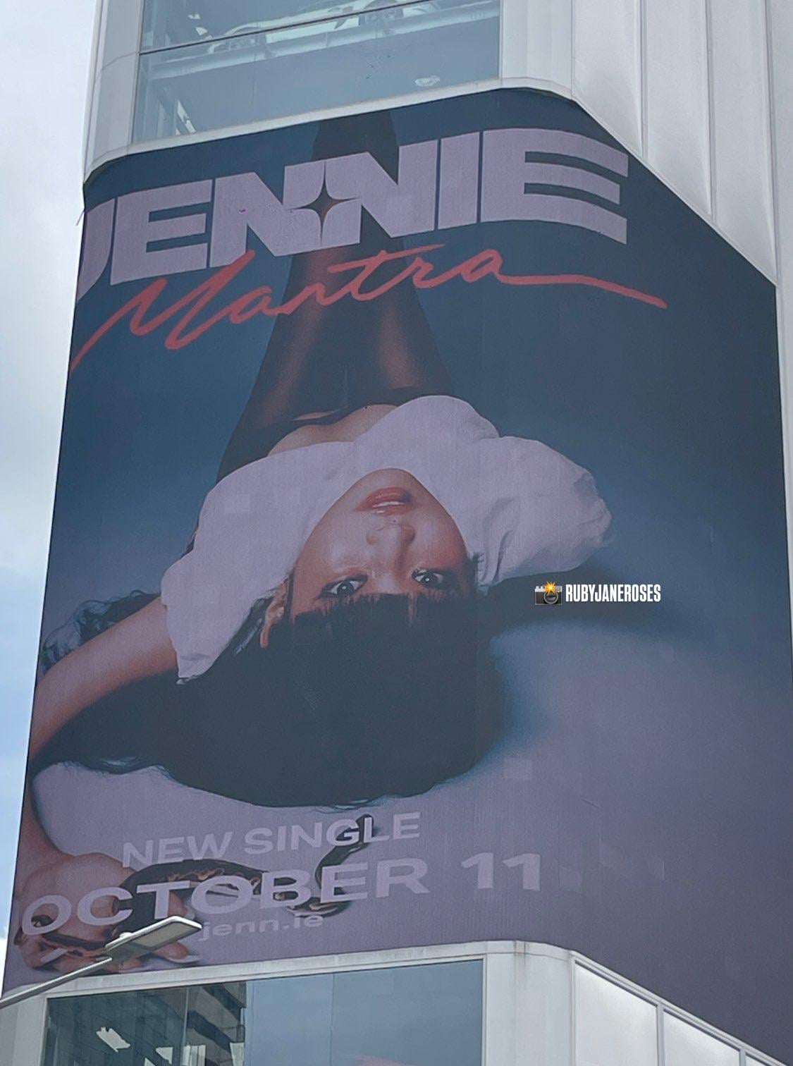 241005 JENNIE - ‘Mantra’ Billboard in Singapore