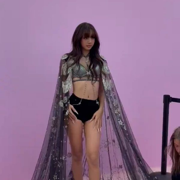 Lisa at the Victoria's Secret Fashion Show Pink Carpet (Video) | October 15, 2024