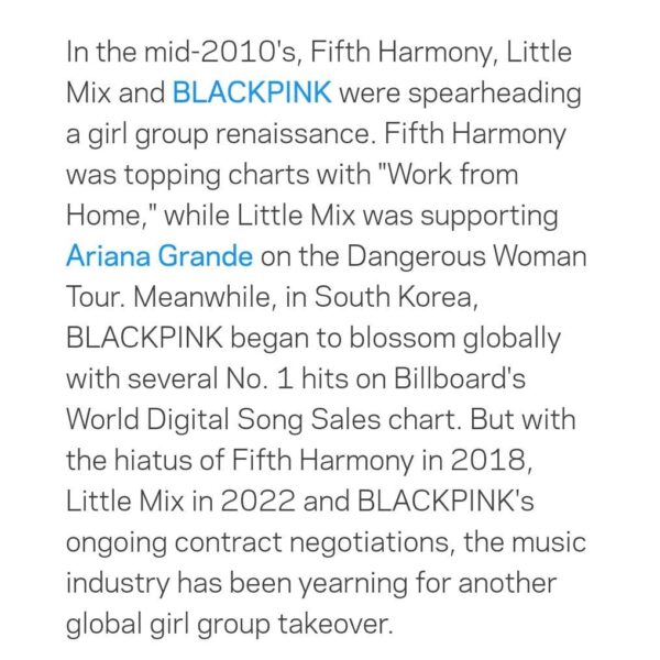 241005 This was in a GRAMMYs article...What do you BLINKs think?