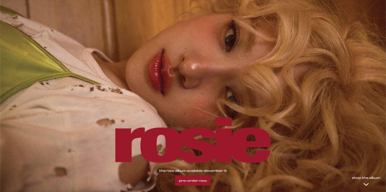 Rosé - ‘Rosie’ the new album available December 6