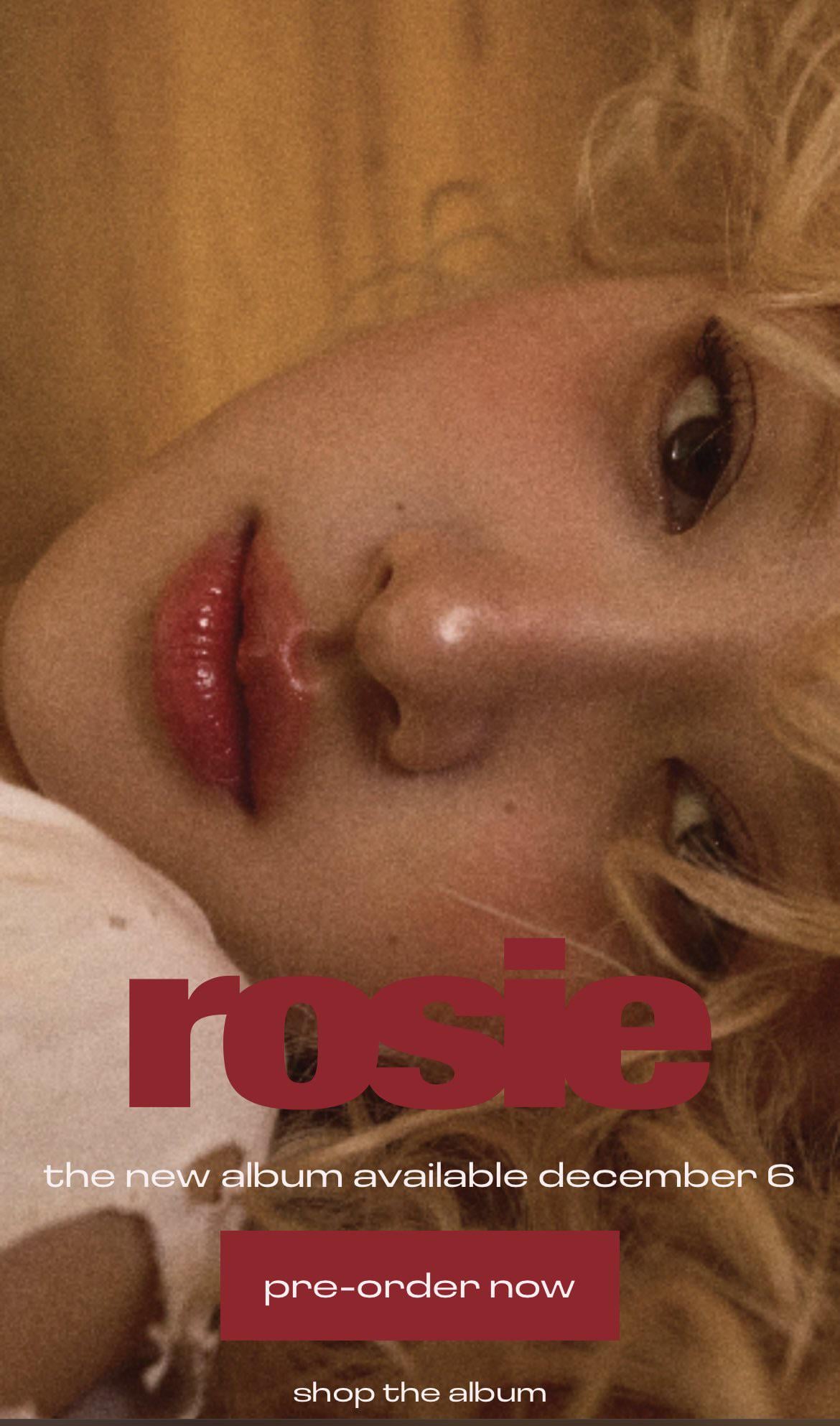 241002 Rosé - ‘Rosie’ the new album available December 6 | Pre-order now