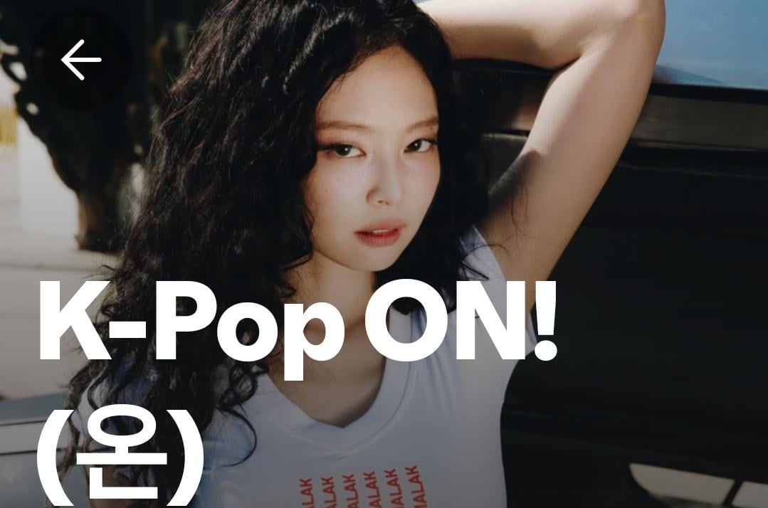 241010 JENNIE is the cover of Spotify's K-Pop ON!