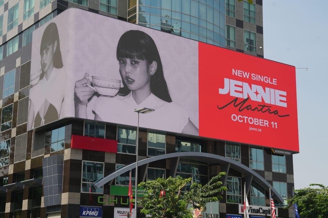 241005 JENNIE Billboard Takeover in Southeast Asia