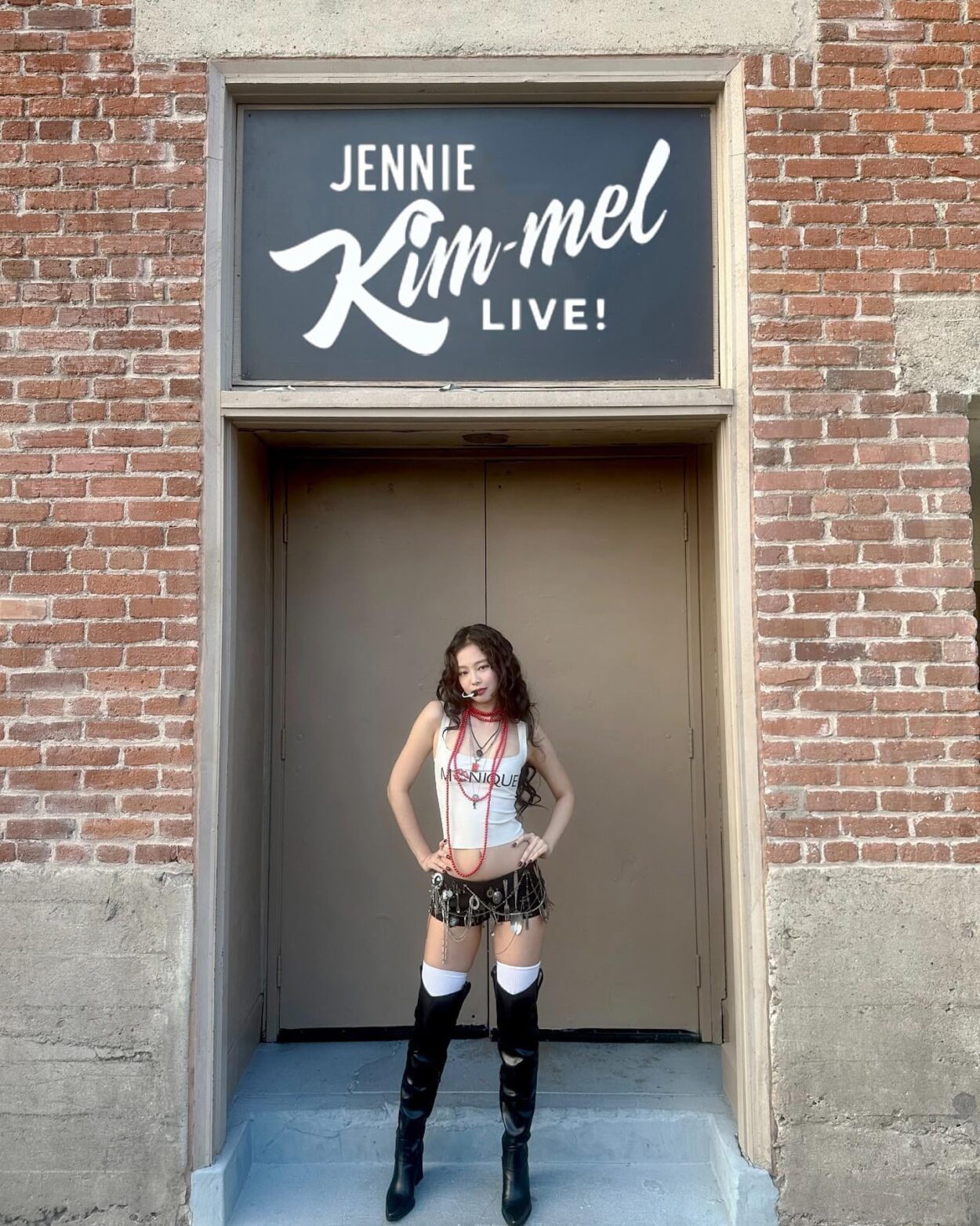 241015 Jimmy Kimmel Live! IG Update w/ Jennie